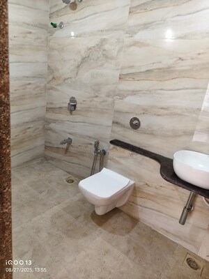 Bathroom in 1 BHK Apartment at Hirani Om Sukhkarta Heights, Vikhroli East – for Rent