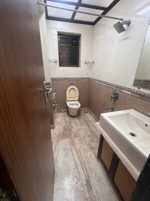 Bathroom in 3 BHK Apartment at Bandra West – for Rent