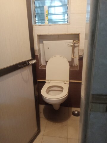 Bathroom in 2 BHK Apartment at Group Seven Rushi Heights, Goregaon East – for Rent