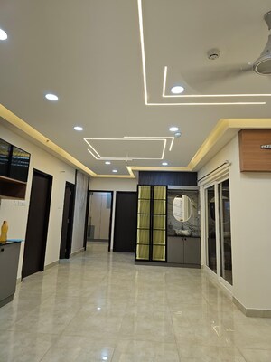 Living Room in 3 BHK Apartment at Candeur 40, Miyapur – for Rent