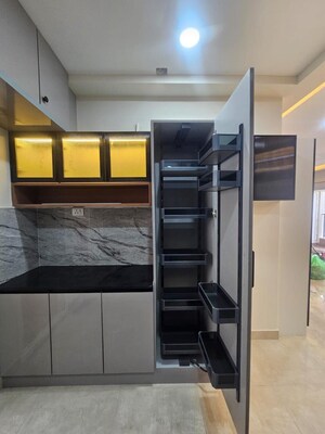 Staircase in 3 BHK Apartment at Candeur 40, Miyapur – for Rent