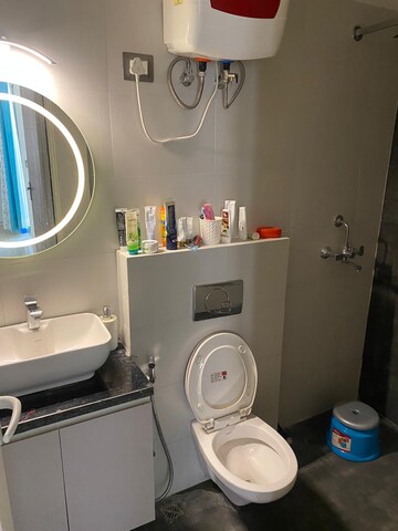 Bathroom in 2 BHK Apartment at Windlass River Valley, Harrawala – for Rent