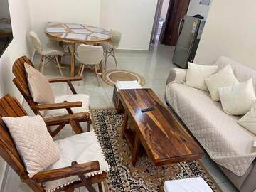 Living Room in 2 BHK Apartment at Windlass River Valley, Harrawala – for Rent