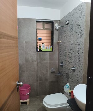 Bathroom in 2 BHK Apartment at Vijay Vilas Taurus Building 11 To 15, Ghodbunder Road – for Rent