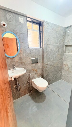 Bathroom in 1 BHK Apartment at Sheth Vasant Oasis, Andheri East – for Rent