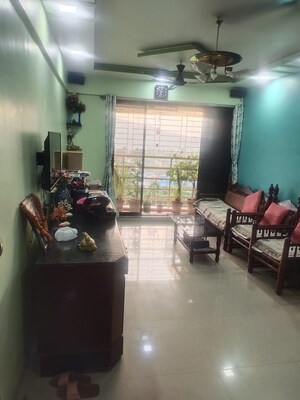 Living Room in 1 BHK Apartment at Vijay Villas, Ghodbunder Road – for Rent