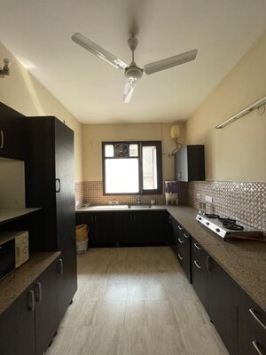 Kitchen in 3 BHK Builder Floor at Karanpur – for Rent