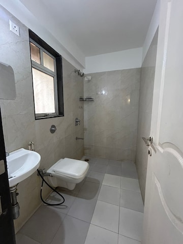 Bathroom in 1 BHK Apartment at Cosmos Park, Ghodbunder Road – for Rent