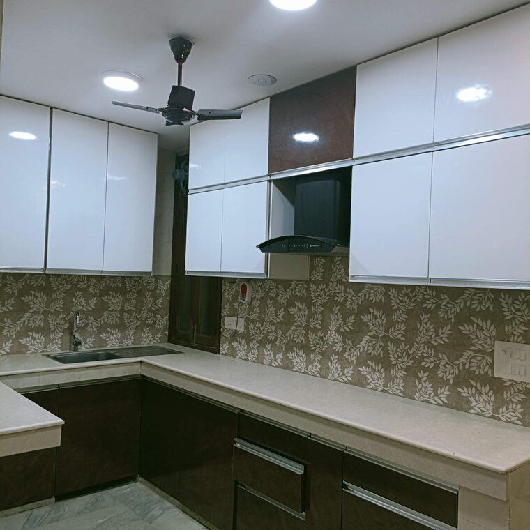 Kitchen, malviya nagar 2 Bedroom 900 Sq.Ft. Builder Floor In Malviya Nagar Delhi 9239774