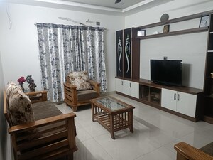 Living Room in 3 BHK Apartment at Lanco Hills Apartments, Manikonda – for Rent