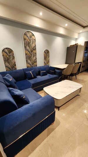 Living Room in 3 BHK Apartment at Suncity Vatsal Valley, Gwal Pahari – for Rent