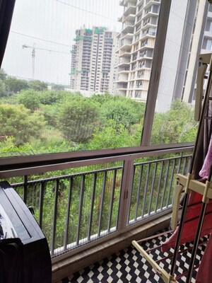 Balcony in 3 BHK Apartment at Suncity Vatsal Valley, Gwal Pahari – for Rent