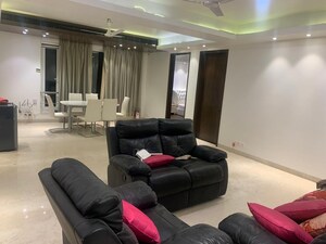 Living Room in 4 BHK Builder Floor at New Friends Colony – for Rent