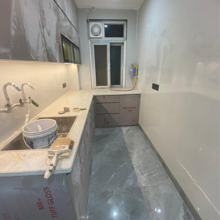 Kitchen, malviya nagar 3 Bedroom 1125 Sq.Ft. Builder Floor In Malviya Nagar Delhi 9239818