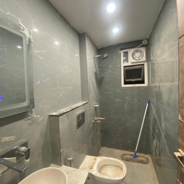 Bathroom in 3 BHK Builder Floor at Malviya Nagar – for Rent