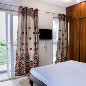 Bedroom in 2 BHK Builder Floor at Malviya Nagar – for Rent