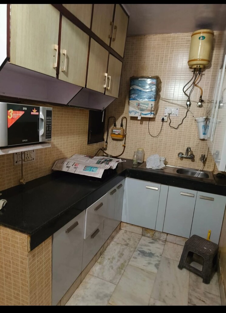Kitchen, harit-vihar-rwa 2 Bedroom 550 Sq.Ft. Builder Floor In Burari Delhi 9239843