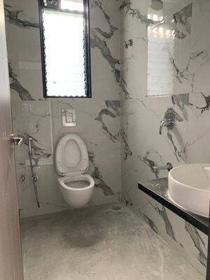 Bathroom in 3 BHK Apartment at H Rishabraj Mangalesh, Borivali West – for Rent