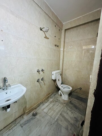 Bathroom in 1 BHK Builder Floor at Saket – for Rent