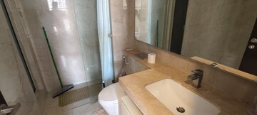 Bathroom in 2 BHK Apartment at Hiranandani Atlantis, Powai – for Rent
