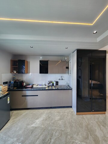 Kitchen in 1 BHK Penthouse at Chattarpur – for Rent