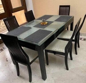 Dining area in 3 BHK Apartment at Ip Extension – for Rent