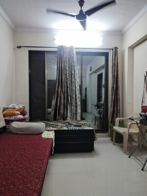 Living Room in 1 BHK Apartment at Shree Nandanvan homes, Kalwa – for Rent