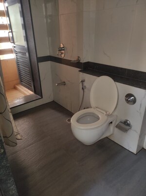 Bathroom in 2 BHK Apartment at K Raheja Heights, Malad East – for Rent