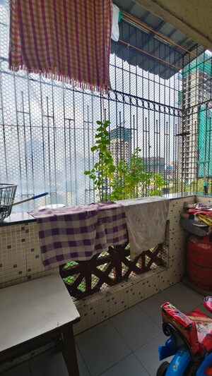 Balcony in 1 BHK Apartment at Vastu Anand Apartment, Kalwa – for Rent