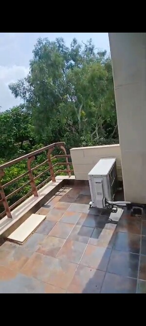 Balcony in 4 BHK Builder Floor at Greater Kailash ii – for Rent