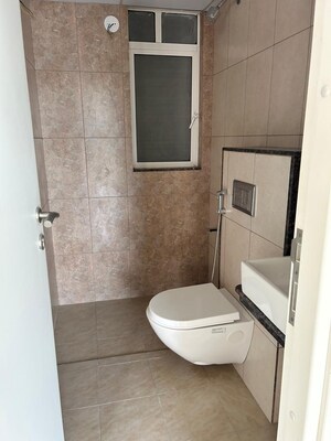 Bathroom in 2 BHK Apartment at Godrej Green Vistas, Mahalunge – for Rent