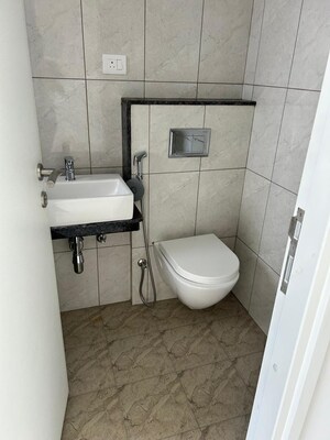 Bathroom in 2 BHK Apartment at Godrej Green Vistas, Mahalunge – for Rent