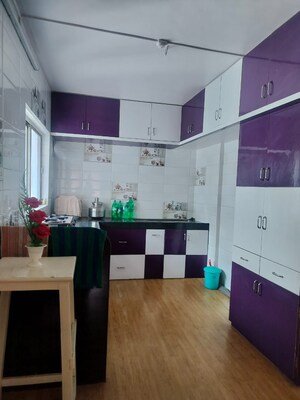 Kitchen in 1 BHK Apartment at Laxmi Township, Kalas – for Rent
