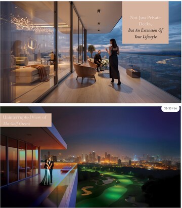 Balcony in 4 BHK Apartment at M3M Mansion, Sector 113 – for Sale