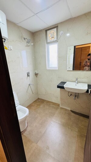 Bathroom in 2.5 BHK Apartment at Smart World Gems, Sector 89 – for Rent