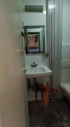 Bathroom in 2 BHK Apartment at Mulund West – for Rent