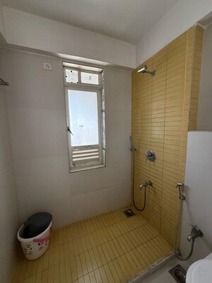 Bathroom in 2 BHK Apartment at Group Seven Rushi Heights, Goregaon East – for Rent