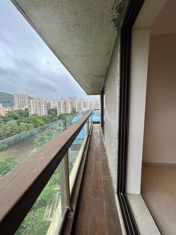 Balcony in 3 BHK Apartment at Lake Front Solitaire, Powai – for Sale
