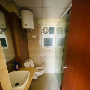 Bathroom in 3 BHK Apartment at Mahagun Moderne, Sector 78 – for Rent