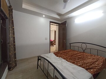 Bedroom in 3 BHK Builder Floor at Freedom Fighters Enclave – for Rent