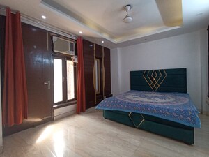 Bedroom in 3 BHK Builder Floor at Freedom Fighters Enclave – for Rent