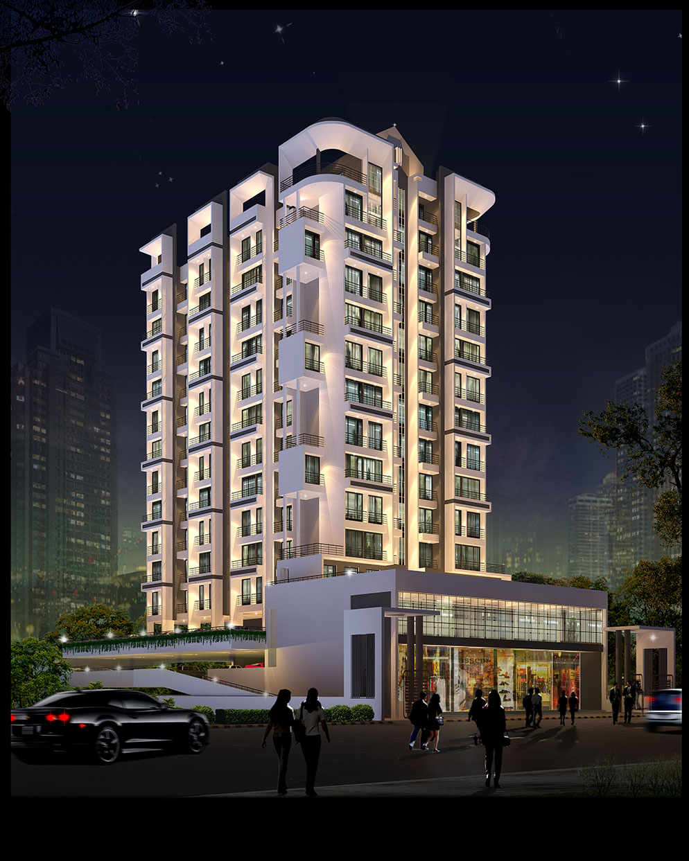 2 BHK 1060 Sq.Ft. Apartment in Shree Chamunda Harmony