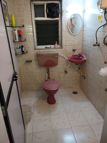 Bathroom in 1 BHK Apartment at New Rajendra Apartment CHS, Mahim – for Sale