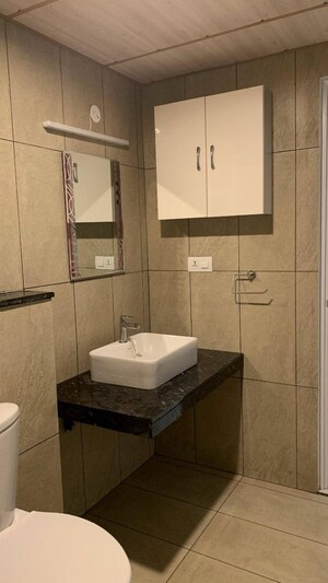 Bathroom in 2 BHK Apartment at Prestige High Fields, Gachibowli – for Rent