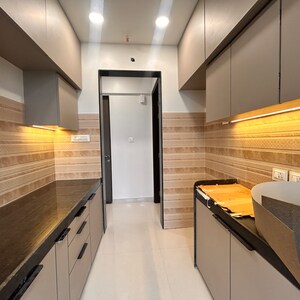 Kitchen in 1.5 BHK Apartment at Sheth Avante, Mumbai Central Suburbs – for Rent