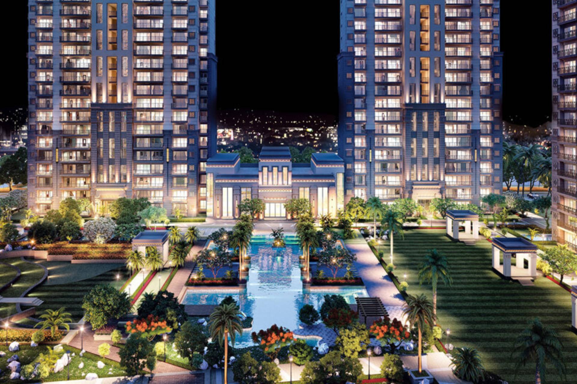 3 BHK + Study Room 1395 Sq.Ft. Apartment in ACE Parkway