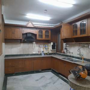 Kitchen in 3 BHK Apartment at Pragya Kunj  Apartments, Kailash Colony – for Rent