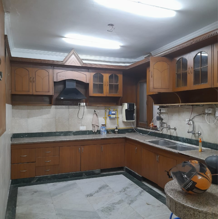 Kitchen, pragya-kunj-apartments 3 Bedroom 300 Sq.Yd. Apartment In Kailash Colony Delhi 9240663