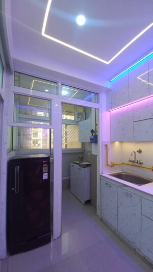 Kitchen in 3 BHK Apartment at Gulmohur Garden, Raj Nagar Extension – for Rent