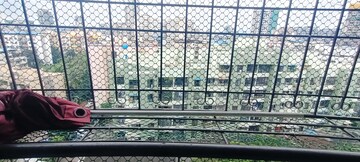 Balcony in 3 BHK Apartment at Rashmi Pride C, Mira Road East – for Rent